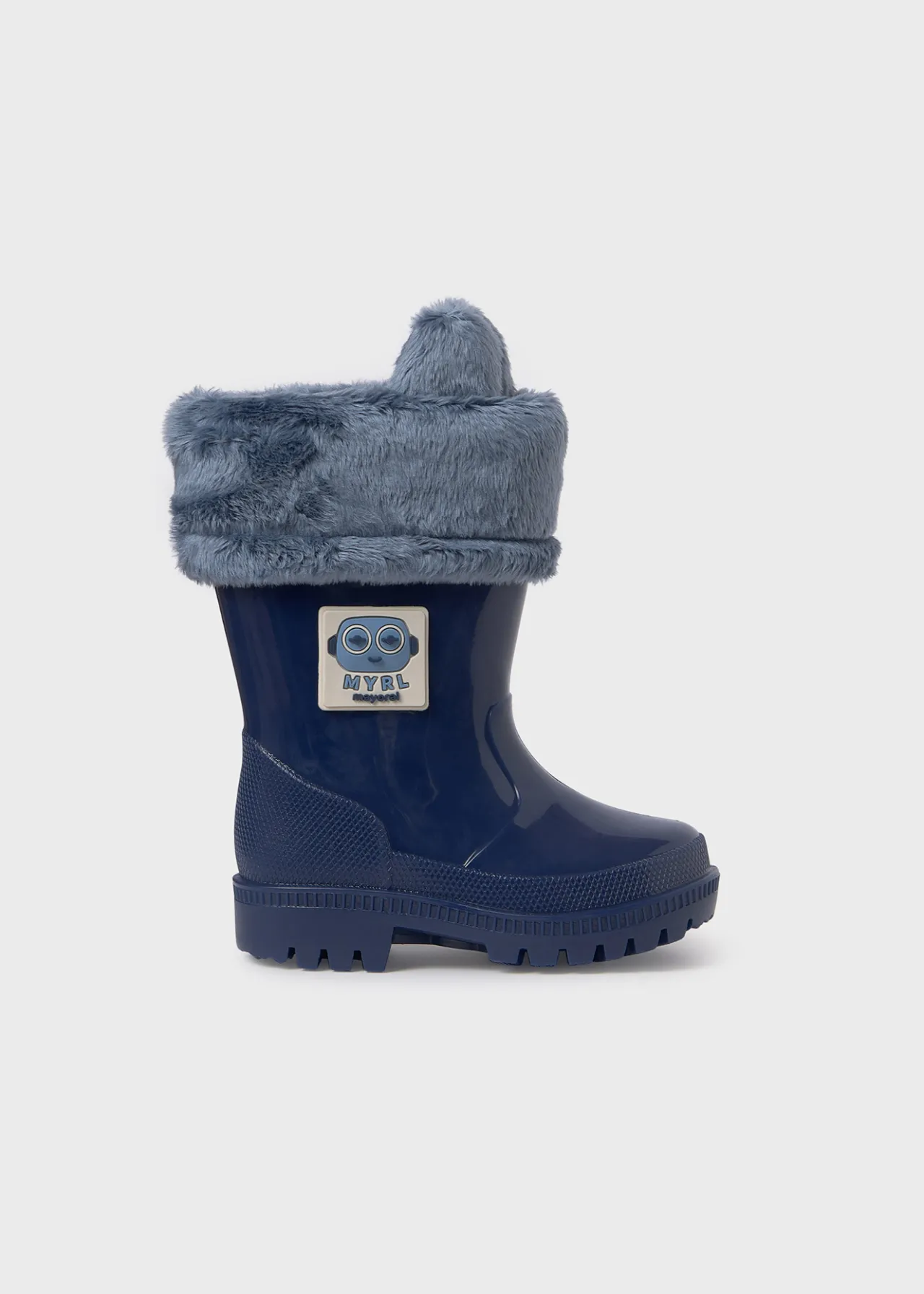 Mayoral Baby Fur Lined Rain Boots