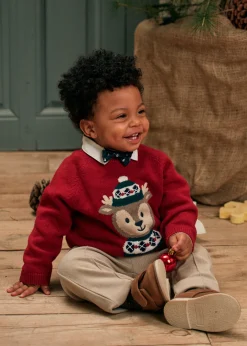 BOY Mayoral Baby Intarsia Motif Sweater