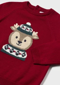 BOY Mayoral Baby Intarsia Motif Sweater