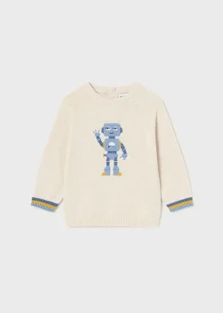 BOY Mayoral Baby Intarsia Motif Sweater