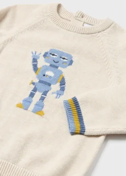 BOY Mayoral Baby Intarsia Motif Sweater