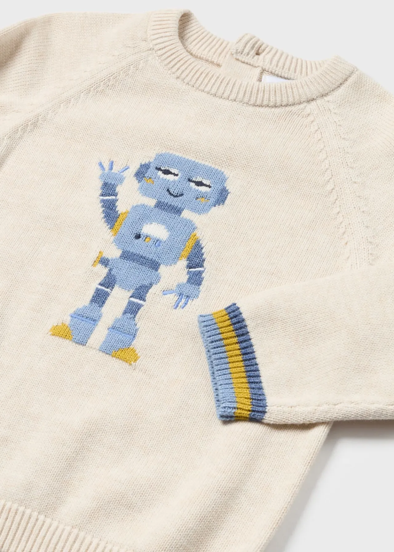 BOY Mayoral Baby Intarsia Motif Sweater