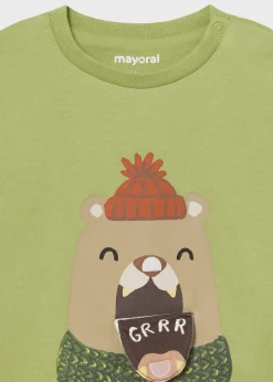 BOY Mayoral Baby Interactive Bear T-Shirt