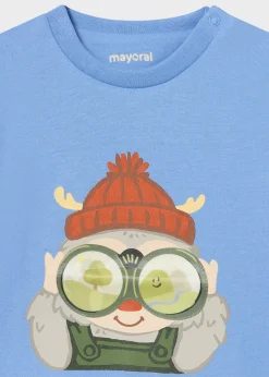 BOY Mayoral Baby Interactive Print T-Shirt