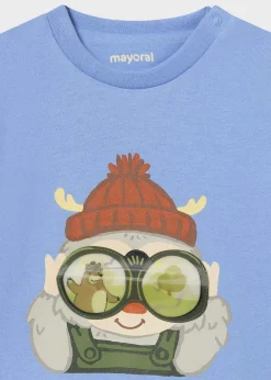 BOY Mayoral Baby Interactive Print T-Shirt