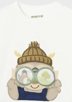 BOY Mayoral Baby Interactive Print T-Shirt