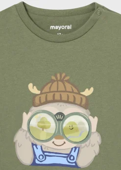 BOY Mayoral Baby Interactive Print T-Shirt
