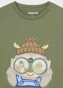 BOY Mayoral Baby Interactive Print T-Shirt