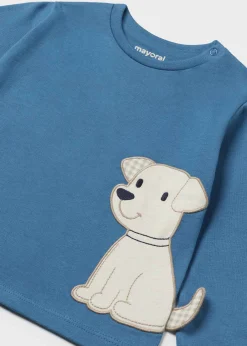 BOY Mayoral Baby Interactive Puppy T-Shirt