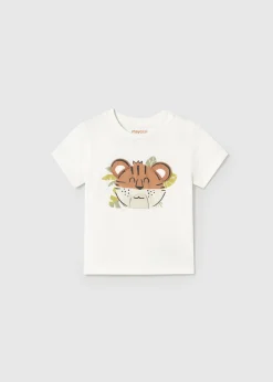 BOY Mayoral Baby Interactive Tiger T-Shirt