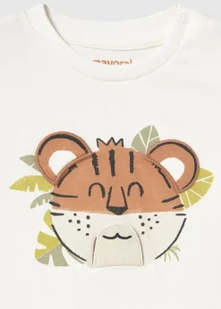 BOY Mayoral Baby Interactive Tiger T-Shirt