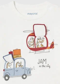 BOY Mayoral Baby Interactive Transport T-Shirt