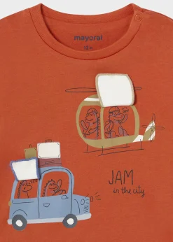 BOY Mayoral Baby Interactive Transport T-Shirt