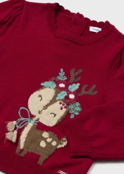 Mayoral Baby Jacquard Animal Sweater