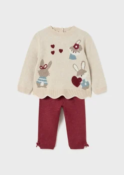 Mayoral Baby Knit Pants and Sweater Set