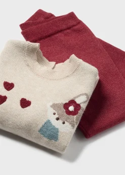 Mayoral Baby Knit Pants and Sweater Set