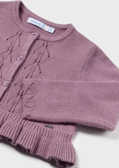 Mayoral Baby Knit Ruffled Cardigan