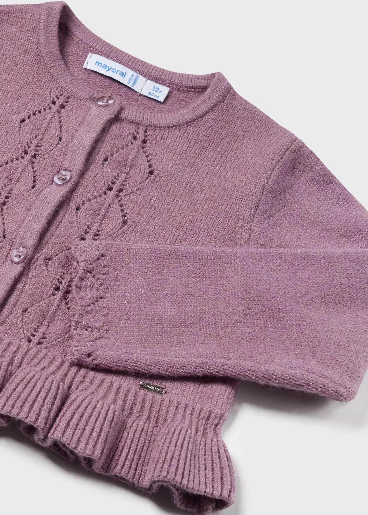 Mayoral Baby Knit Ruffled Cardigan