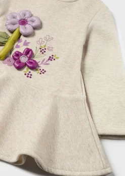 Mayoral Baby Long Sleeve Plush Dress