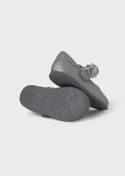 Mayoral Baby Metallic Flower Mary Janes