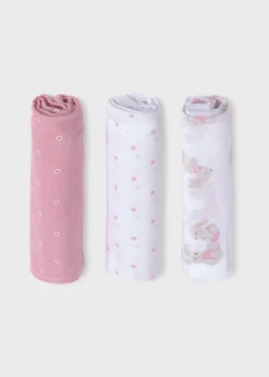 Mayoral Baby 3-pack muslin Better Cotton