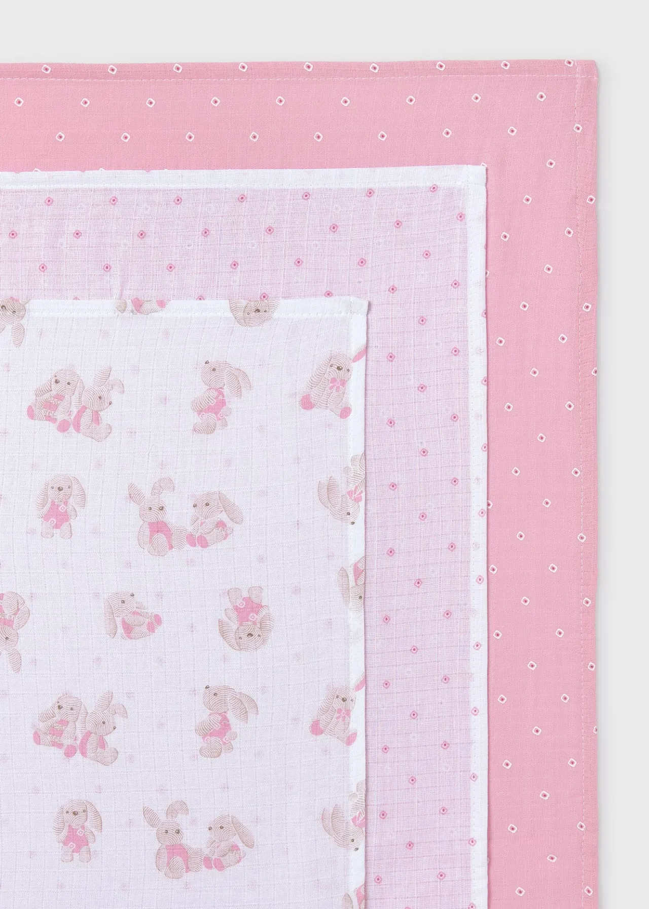 Mayoral Baby 3-pack muslin Better Cotton