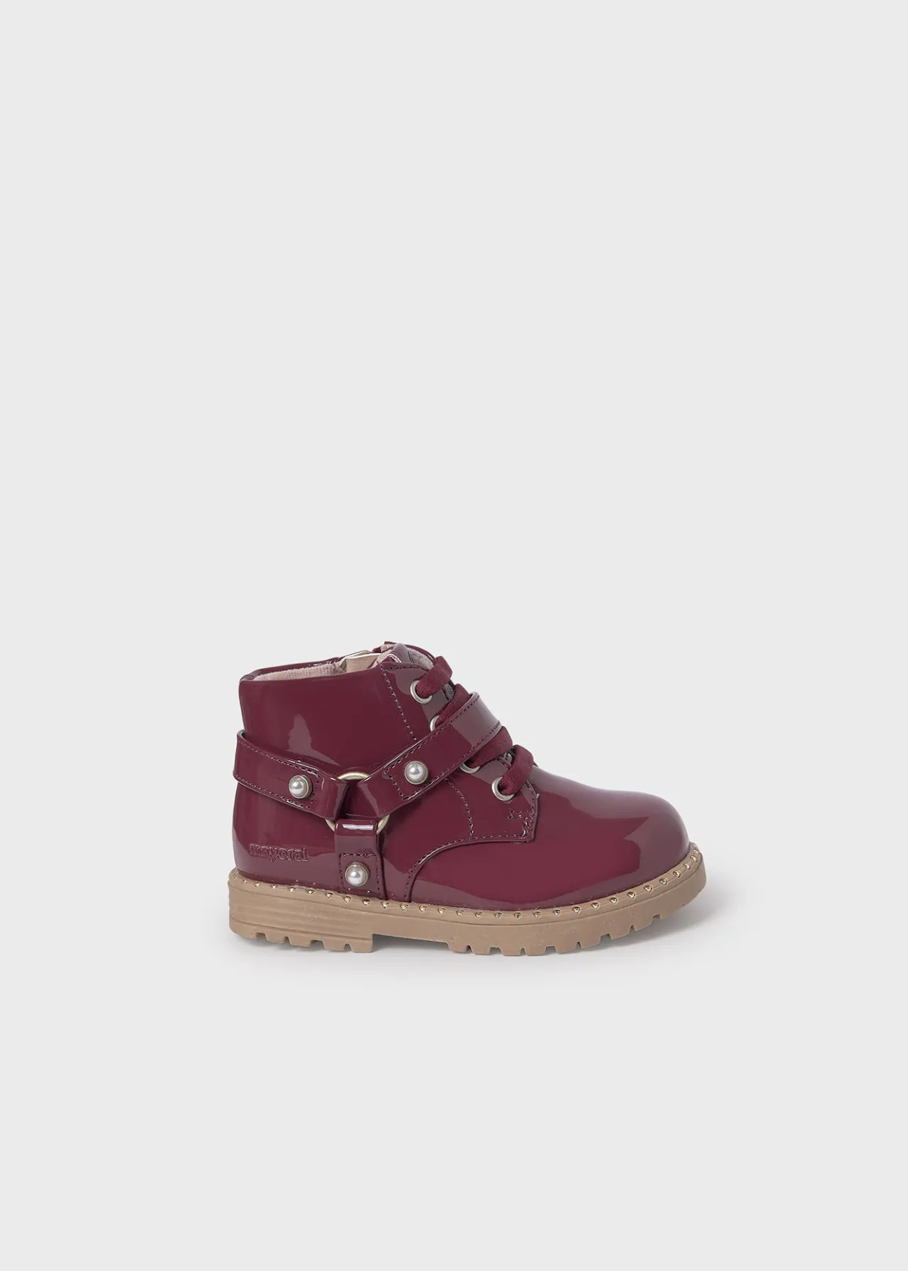 Mayoral Baby Patent Leather Ankle Boots