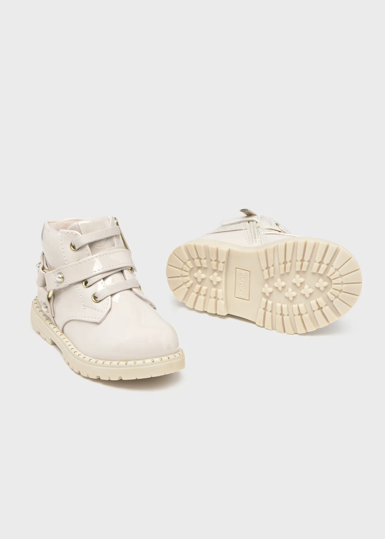 Mayoral Baby Patent Leather Ankle Boots