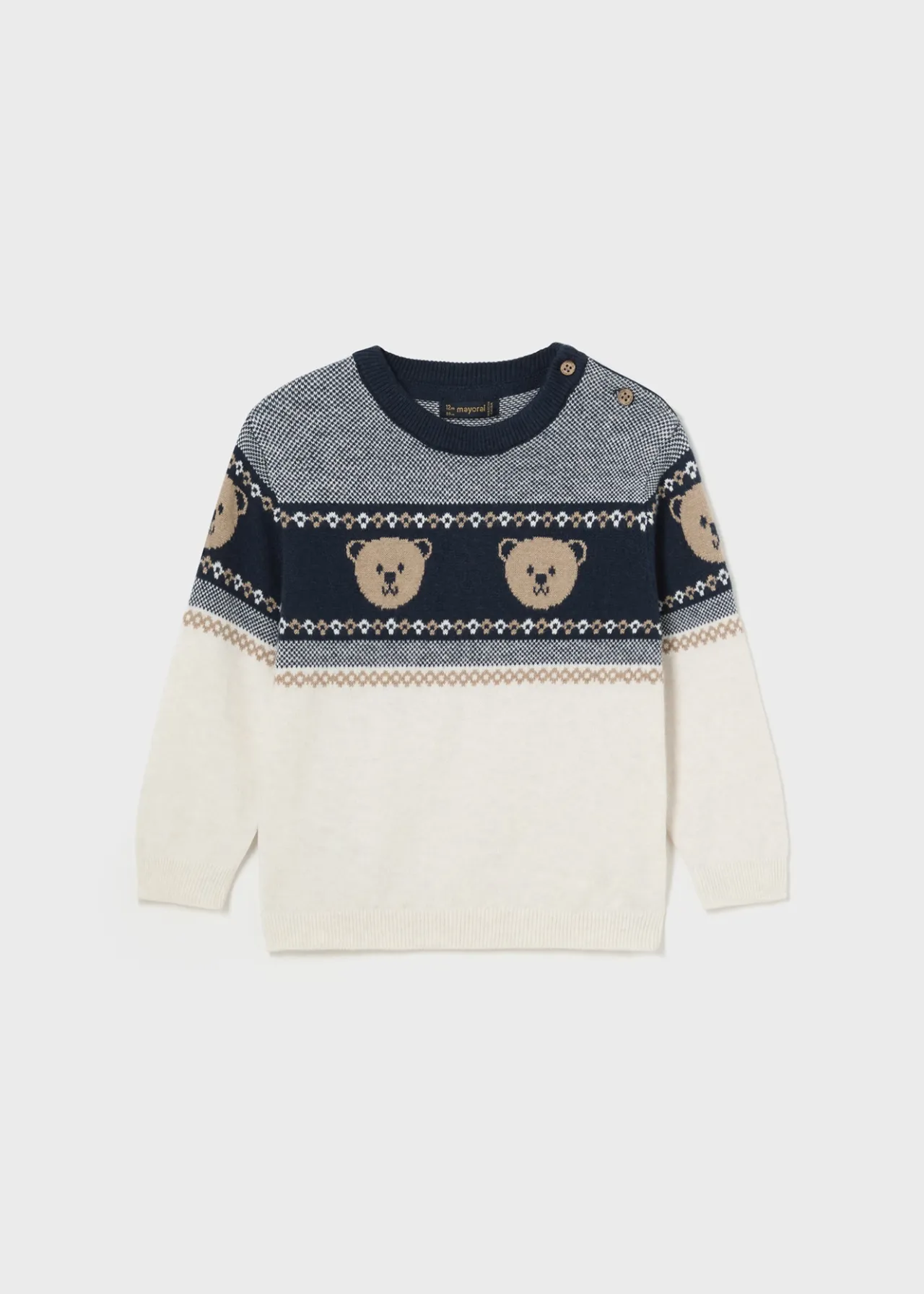 BOY Mayoral Baby Patterned Sweater
