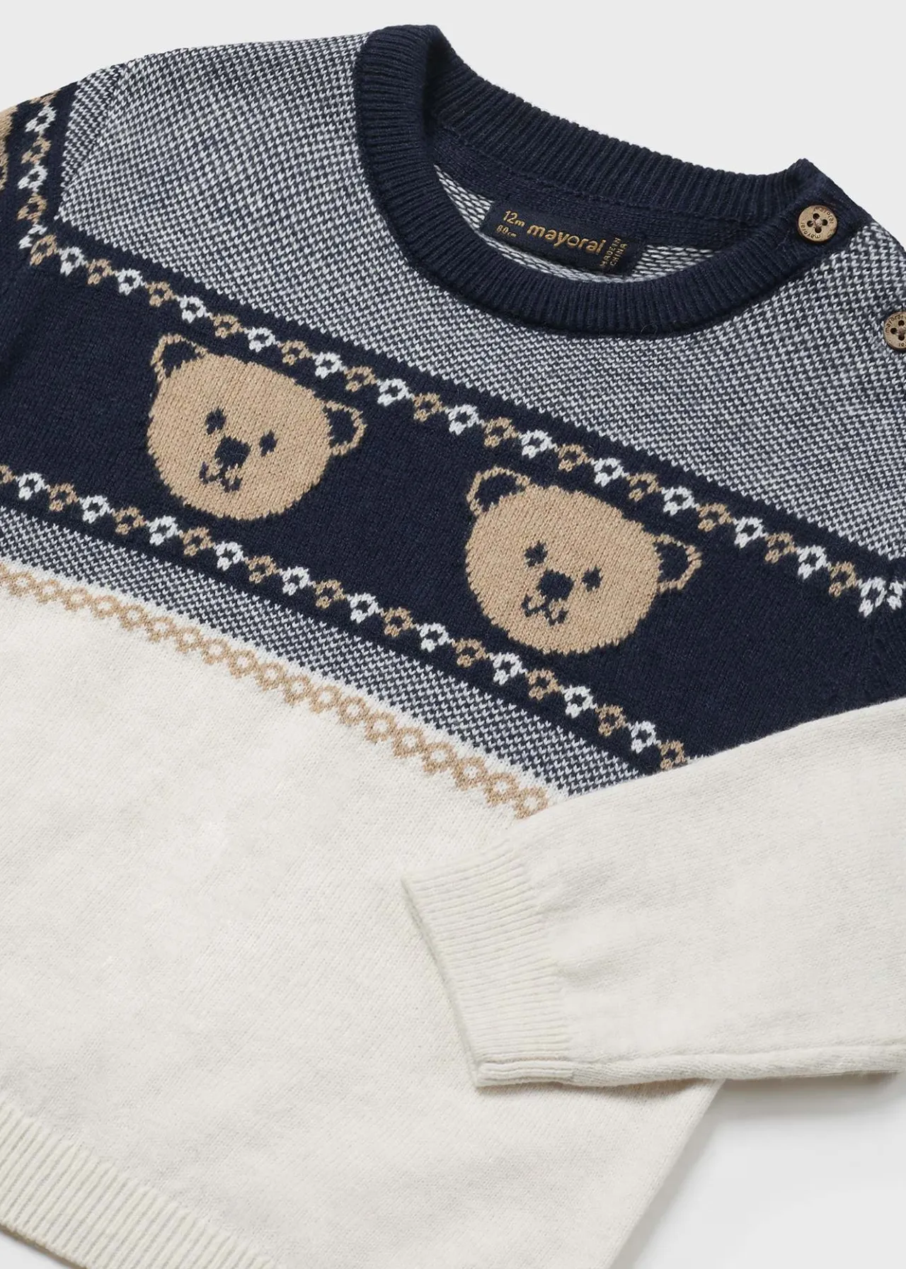 BOY Mayoral Baby Patterned Sweater