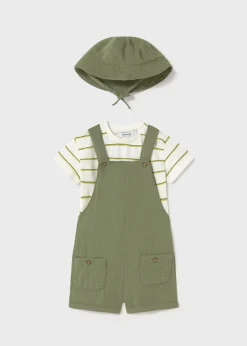 BOY Mayoral Baby 3-Piece Set with Hat