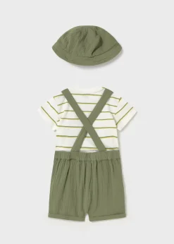 BOY Mayoral Baby 3-Piece Set with Hat