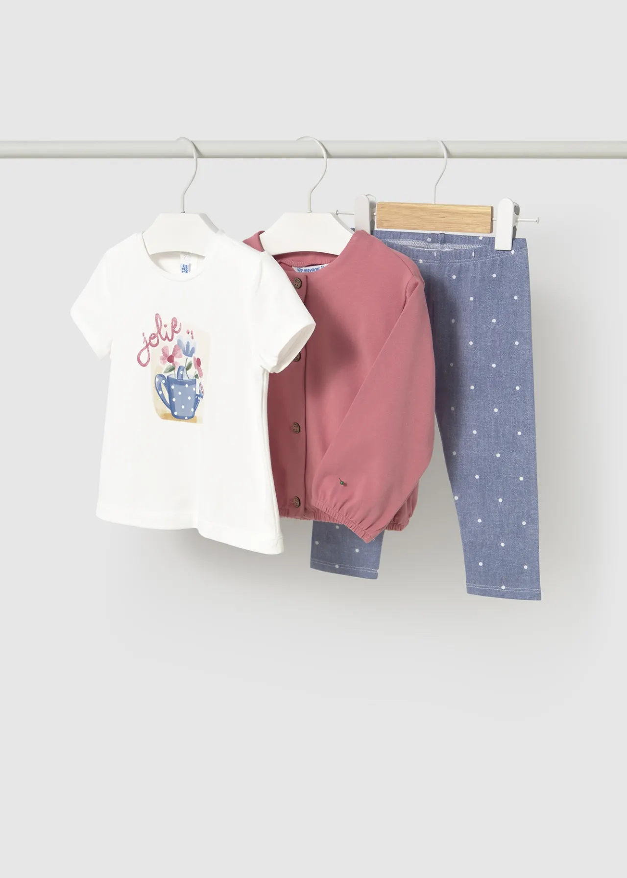 Mayoral Baby 3-Piece Set with Jacket
