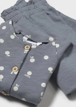 Mayoral Baby 3-Piece Set with Printed Jacket