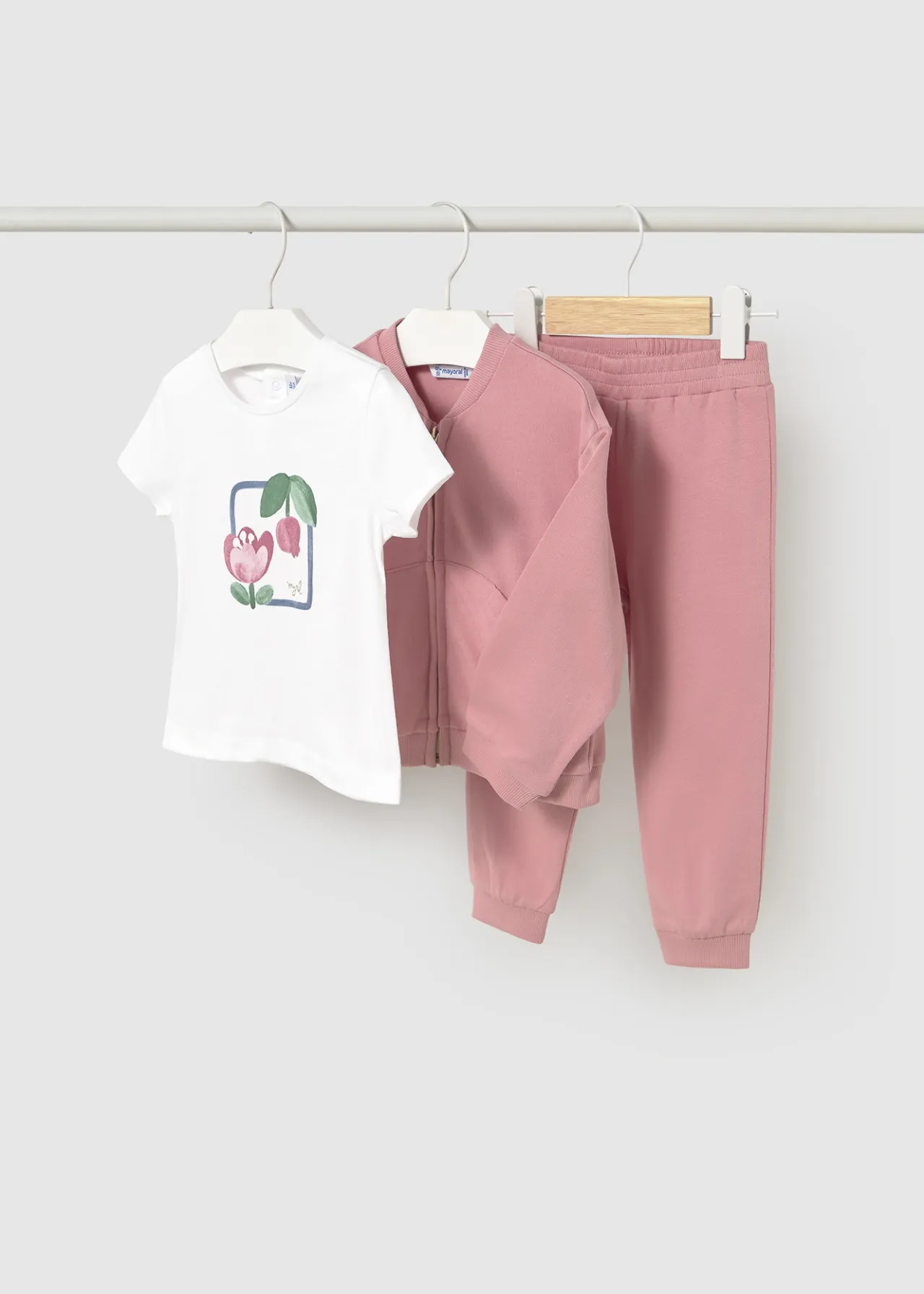 Mayoral Baby 3-Piece Set with T-Shirt