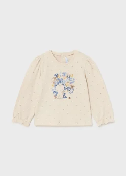 Mayoral Baby Polka Dot Print T-Shirt