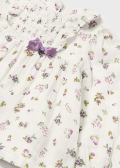 Mayoral Baby Print Chiffon Blouse
