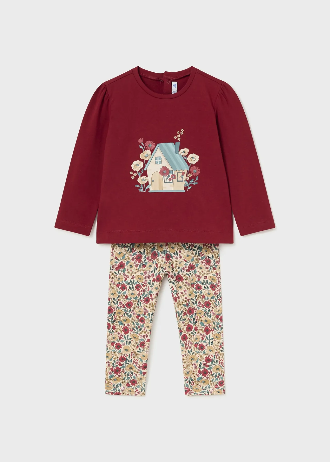 Mayoral Baby Print Leggings and T-Shirt Set