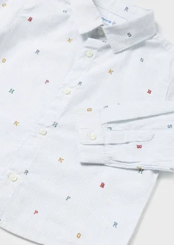 BOY Mayoral Baby Print Shirt