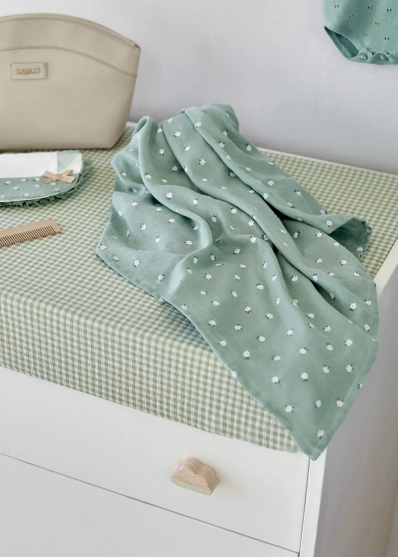 Mayoral Baby Print Swaddle Blanket