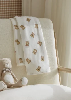 Mayoral Baby Print Swaddle Blanket