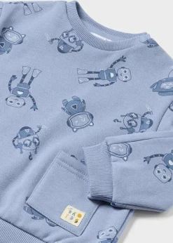BOY Mayoral Baby Print Sweater