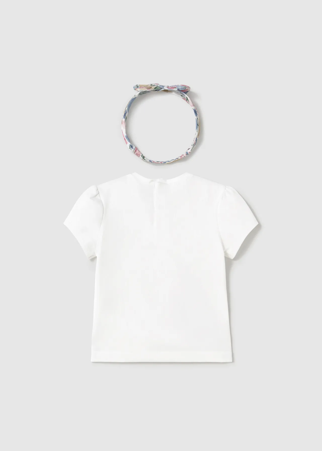 Mayoral Baby Printed T-Shirt with Headband