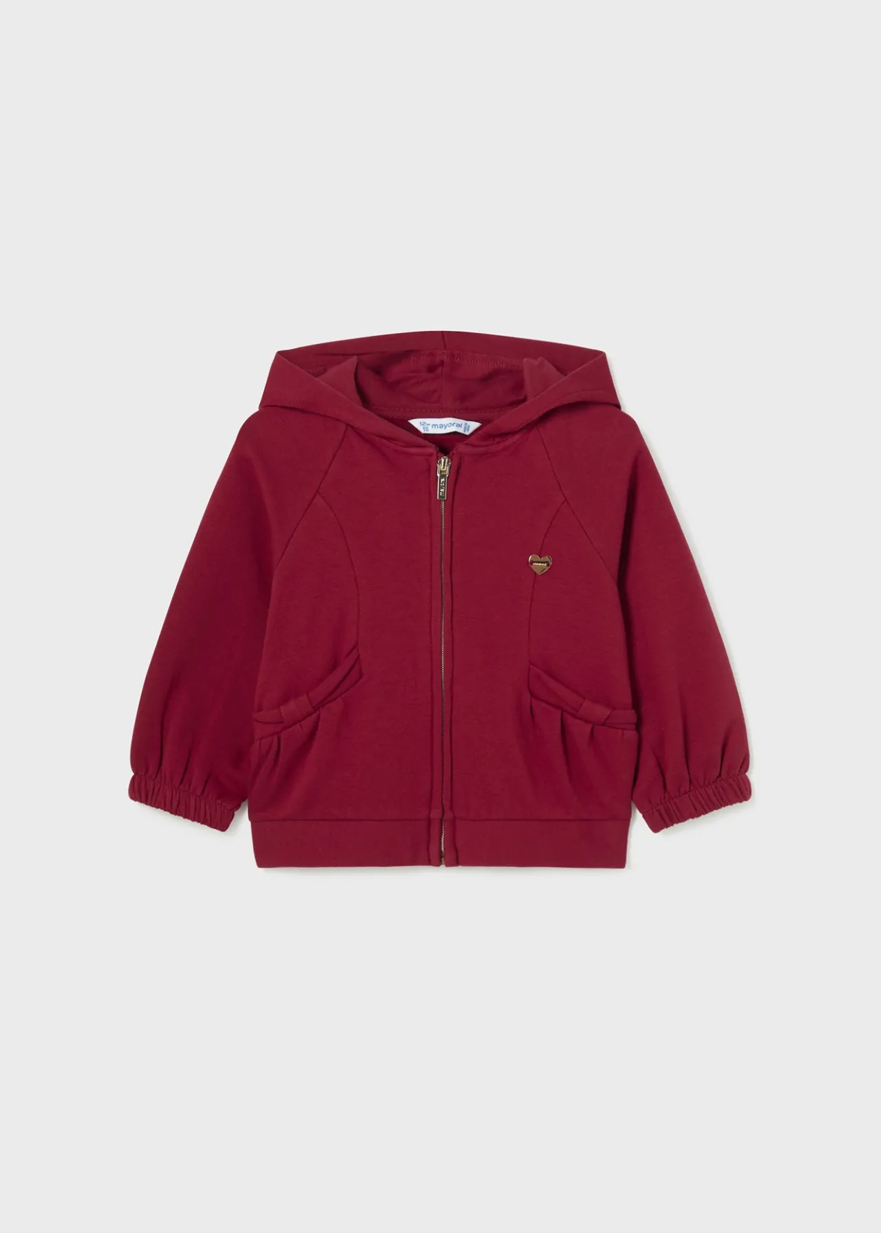 Mayoral Baby Raglan Sleeved Zip Hoodie
