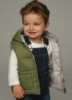 BOY Mayoral Baby Reversible Padded Vest