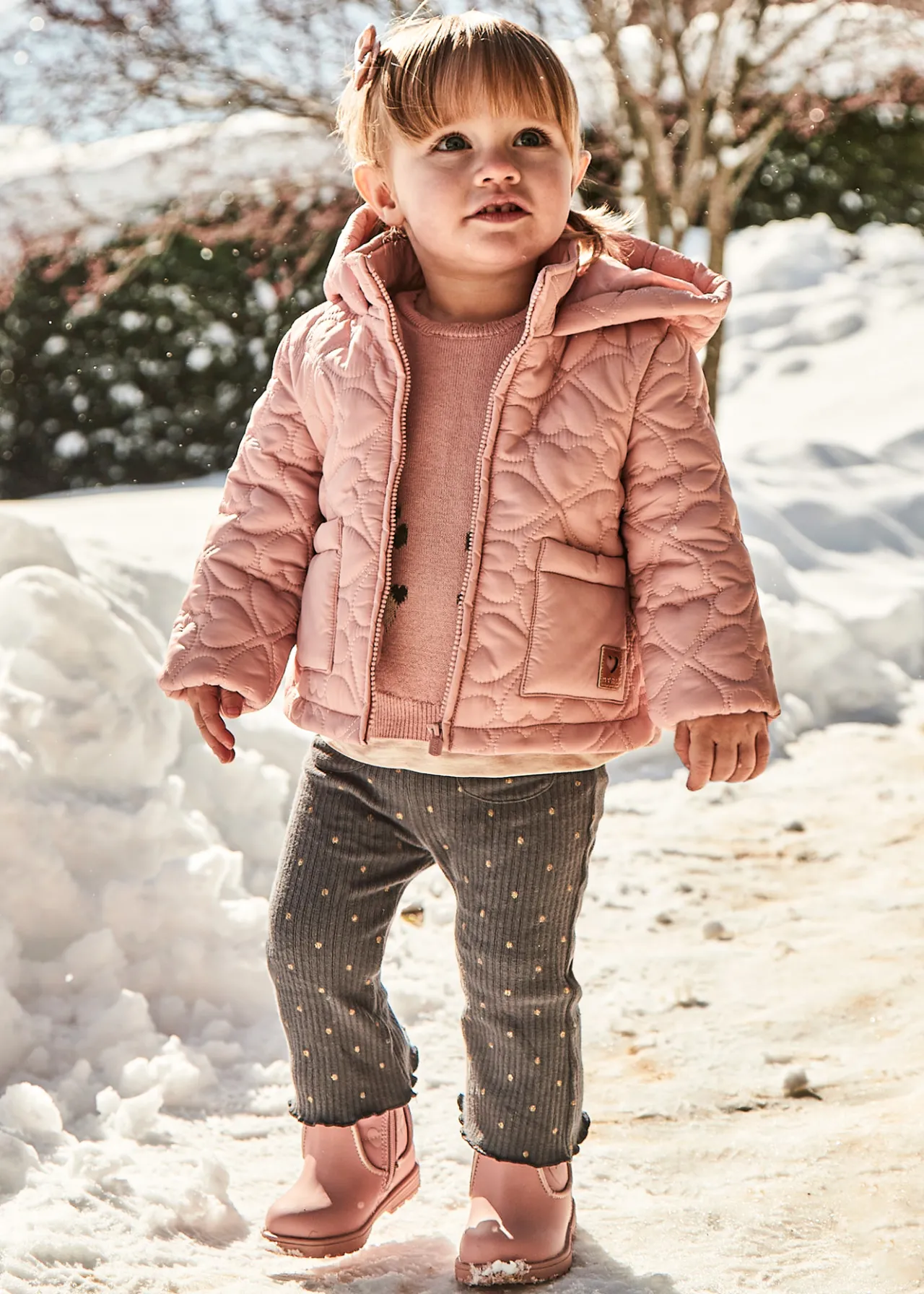 Mayoral Baby Ribbed Flared Leggings