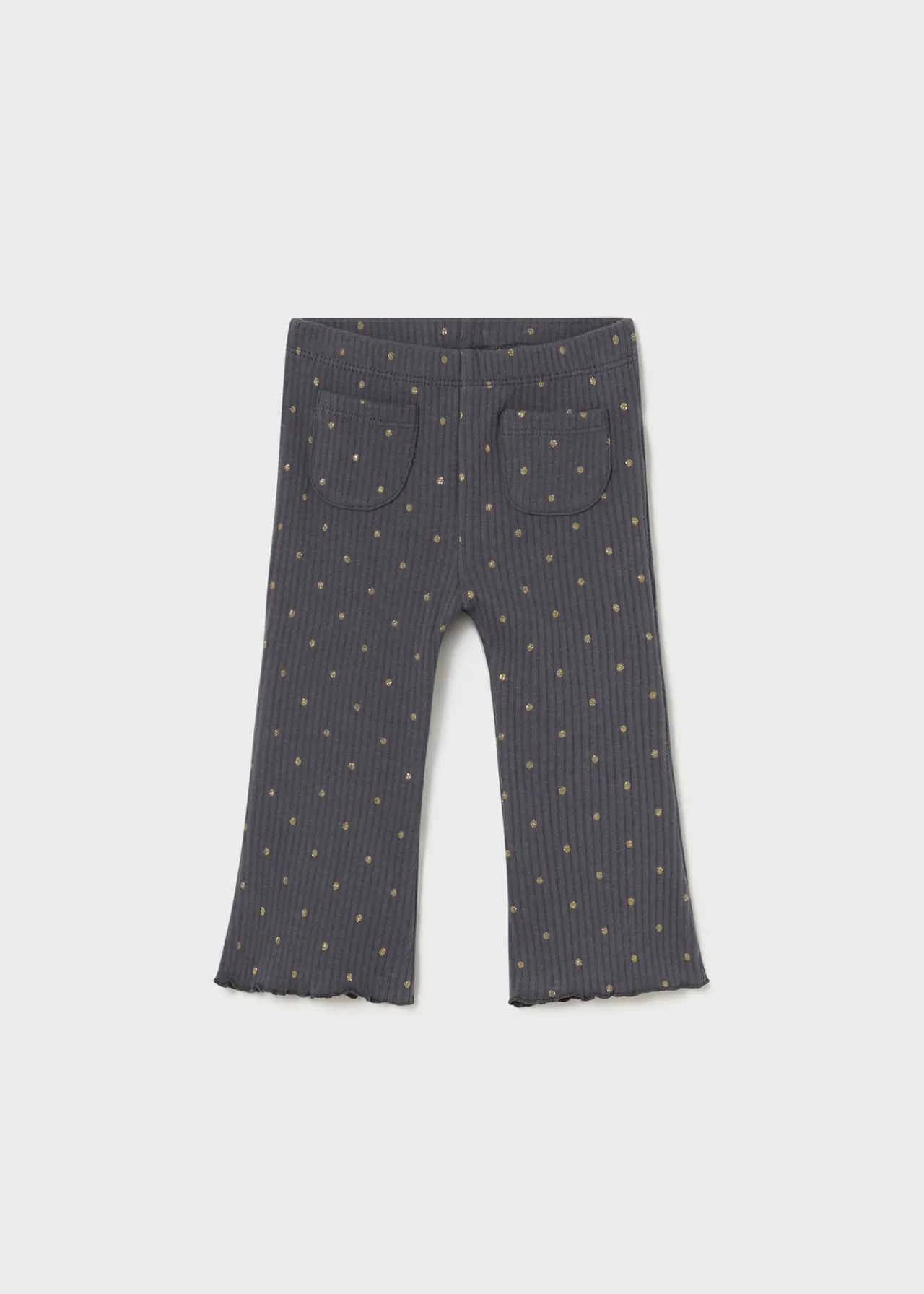 Mayoral Baby Ribbed Flared Leggings