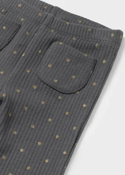 Mayoral Baby Ribbed Flared Leggings