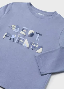BOY Mayoral Baby Robot Letter T-Shirt