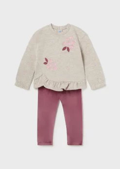 Mayoral Baby Ruffle Sweater and Leggings Set
